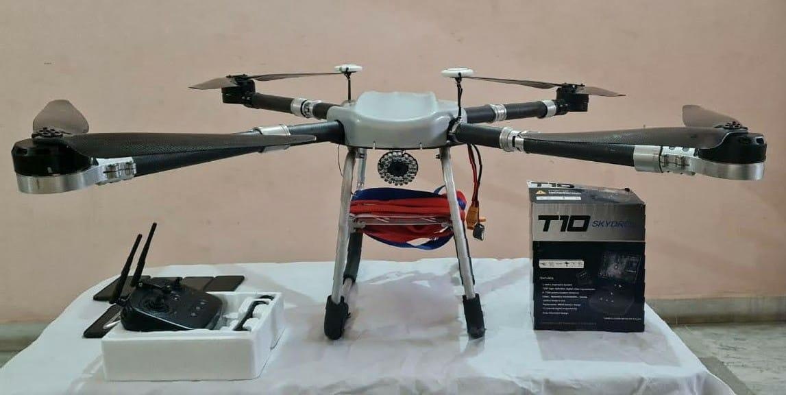 Drones carry out rural population survey in Bundelkhand
