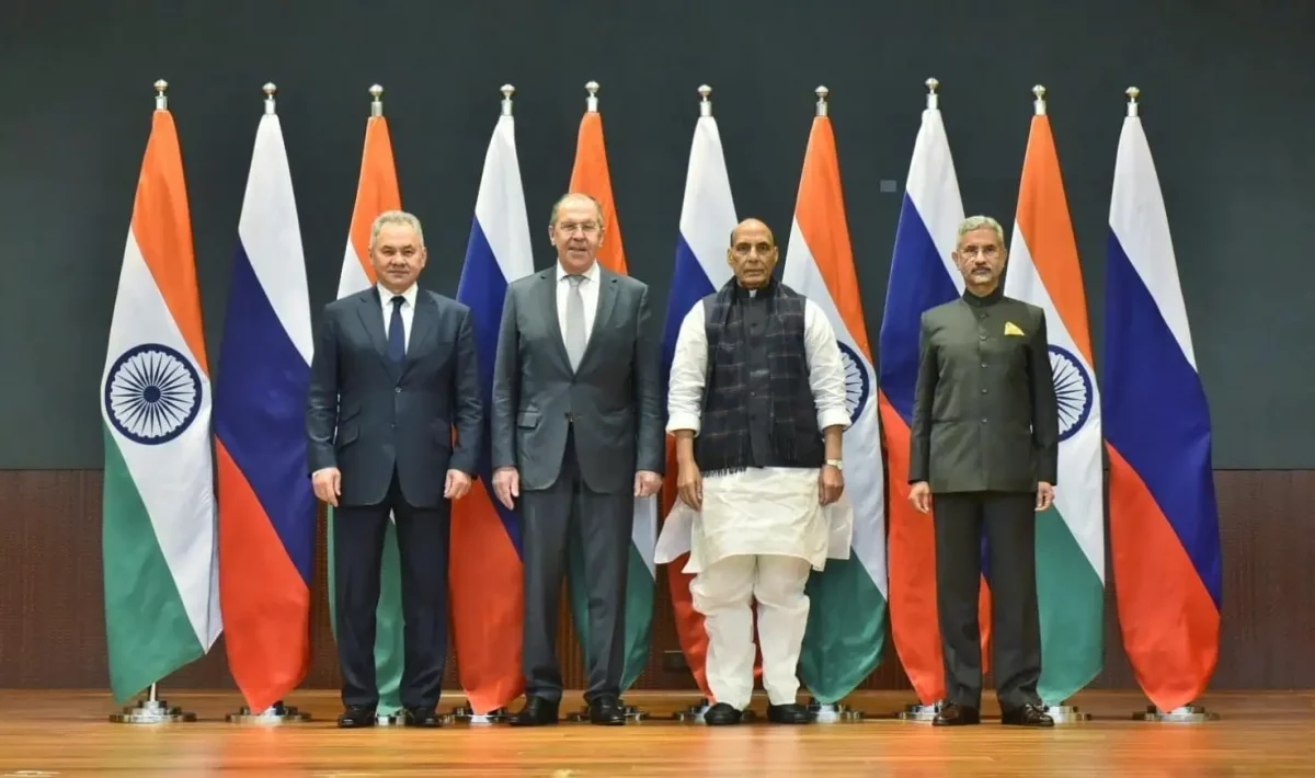 First-ever India-Russia 2+2 dialogue begins in Delhi, Modi-Putin meeting to follow