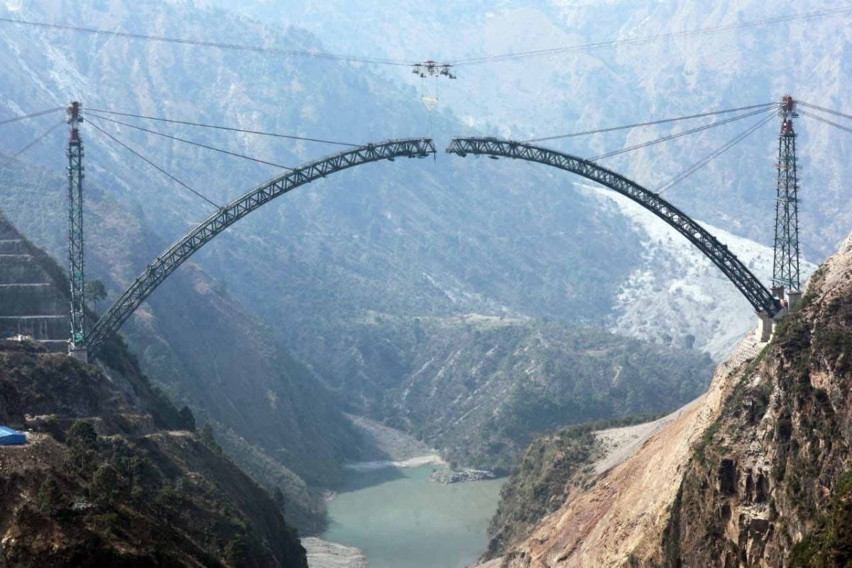 85 per cent work on world’s highest railway bridge in J&K completed