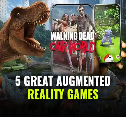 Five Augmented Reality-Based Games For Android | Jurassic World Alive | Isle Of Pigs