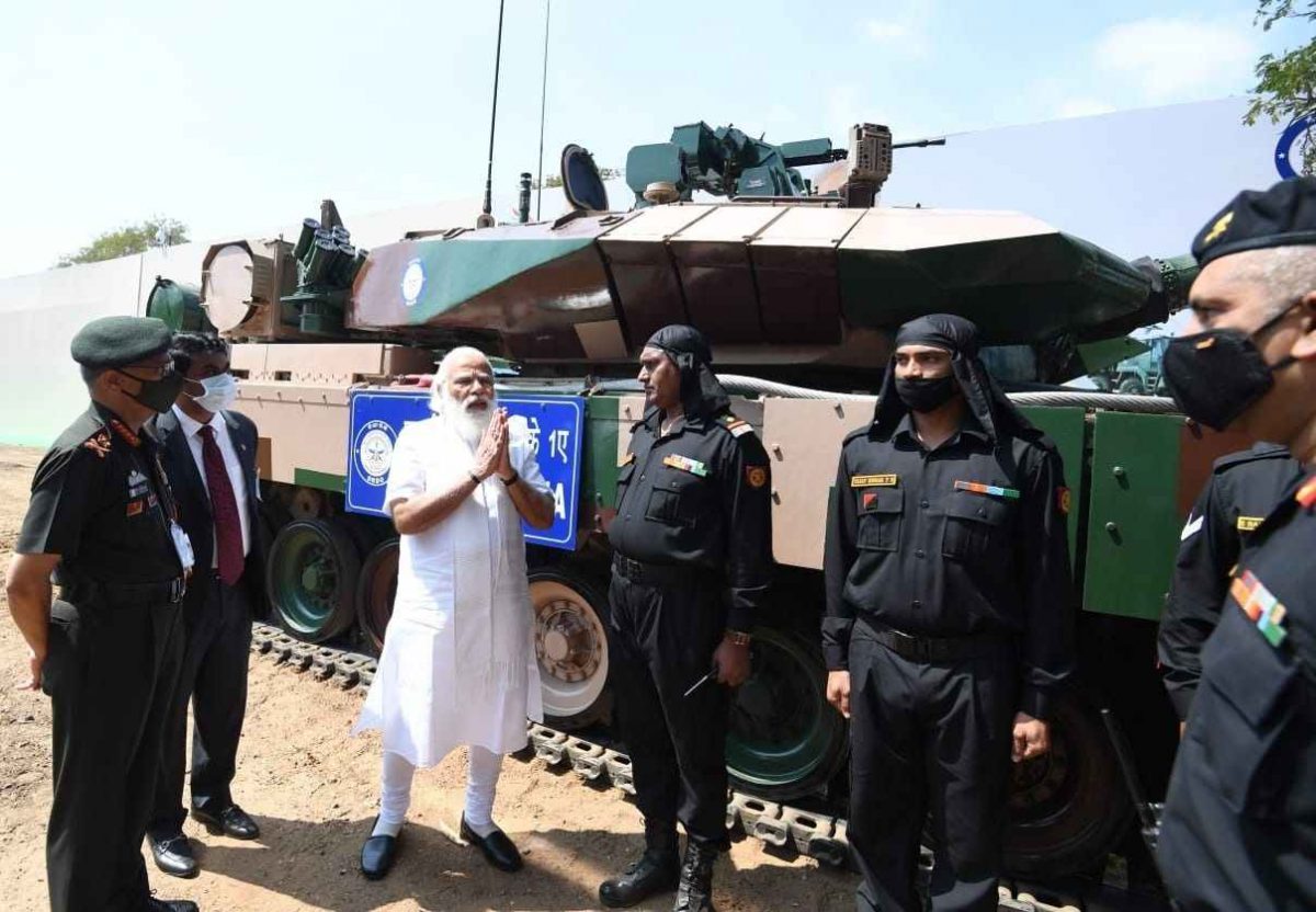 PM hands over India-made battle tanks to boost Atmanirbhar Bharat campaign