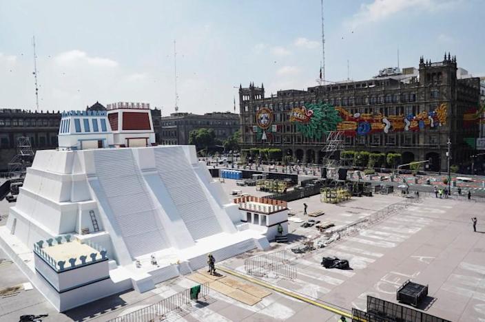 Mexico commemorates Spanish conquest by building an Aztec temple in its Capital