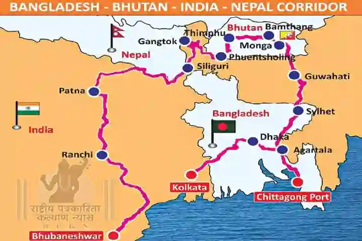 India, Bangladesh and Nepal to hold high level talks tomorrow on developing BBIN transport corridor