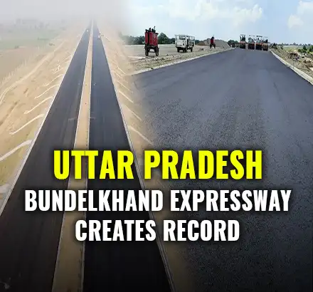 Bundelkhand Expressway In UP Creates New Record, Lays 19756 Tonnes Of Concrete In 93 Hours
