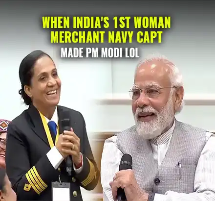 India’s First Woman Merchant Navy Capt. Radhika Menon Lauds PM Modi | Watch Their Viral Interaction