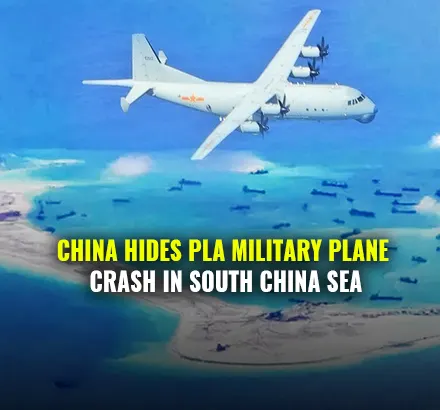Taiwan Confirms Chinese Military Plane PLAAF Y-8 Crashed Into South China Sea