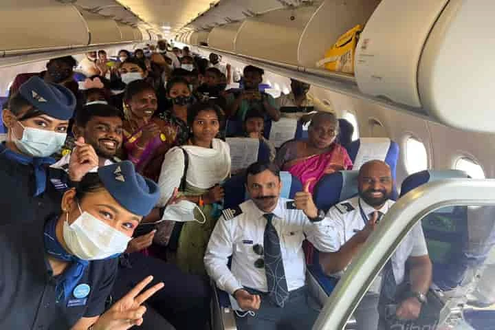 41 villagers from Coimbatore fly in plane for first time in life!