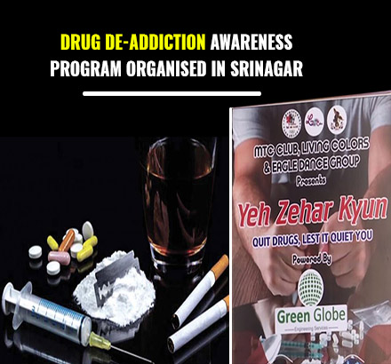 Jammu and Kashmir News: Drug De-Addiction Awareness Program Organised In Srinagar