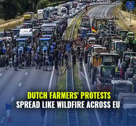 Dutch Farmers’ Protests Spread Across European Countries | German, Italian & Polish Farmers Support