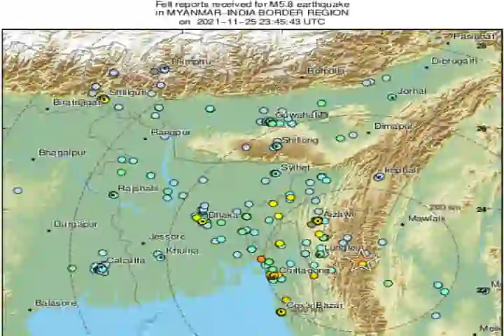 Earthquake rocks North-east states, tremors felt in Kolkata too
