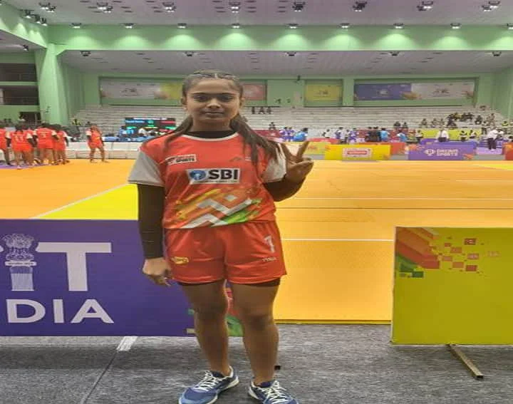 Youngest Kabaddi player from Jharkhand makes her debut in Khelo India