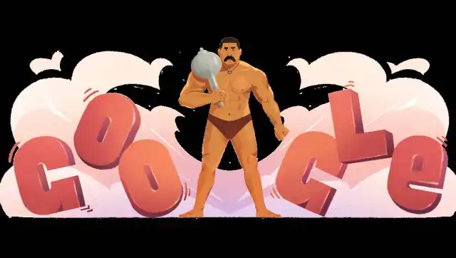 Google Doodle celebrates birth anniversary of legendary wrestler Gama Pehalwan