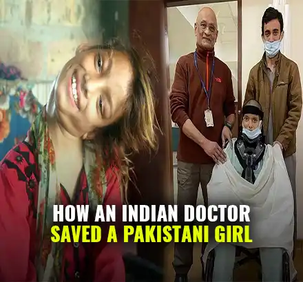 Indian Doctor Treats 13-Year-Old Pakistani Girl With A Neck Bent At 90 Degrees, Saves Her Life