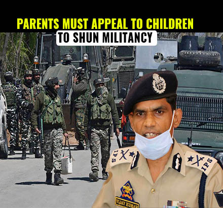 Parents Must Appeal To Children To Shun Militancy | Jammu And Kashmir News