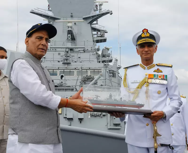 Indian Navy packs a stronger punch as indigenous stealth destroyer INS Visakhaptnam joins fleet