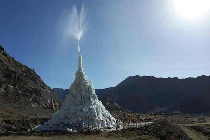 Scientists create ice stupas that can stand up to Climate Change