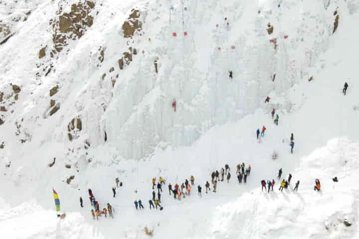 First ever ice-climbing competition thrills Ladakh and social media