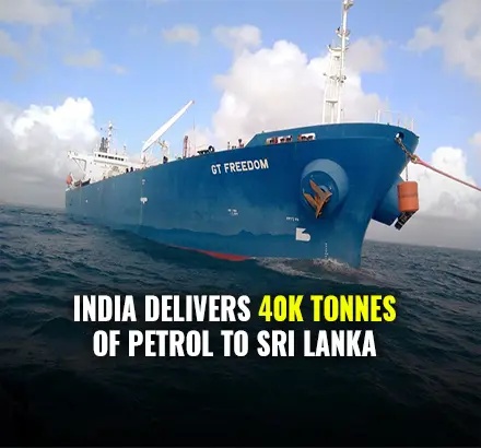 India Sends 40,000 MT Fuel Consignment Among Other Essentials To Crisis Hit Sri Lanka