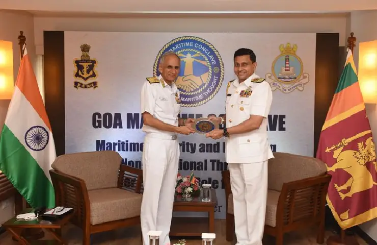 Indian and Sri Lankan navies to step up intelligence sharing to counter threats to commercial shipping