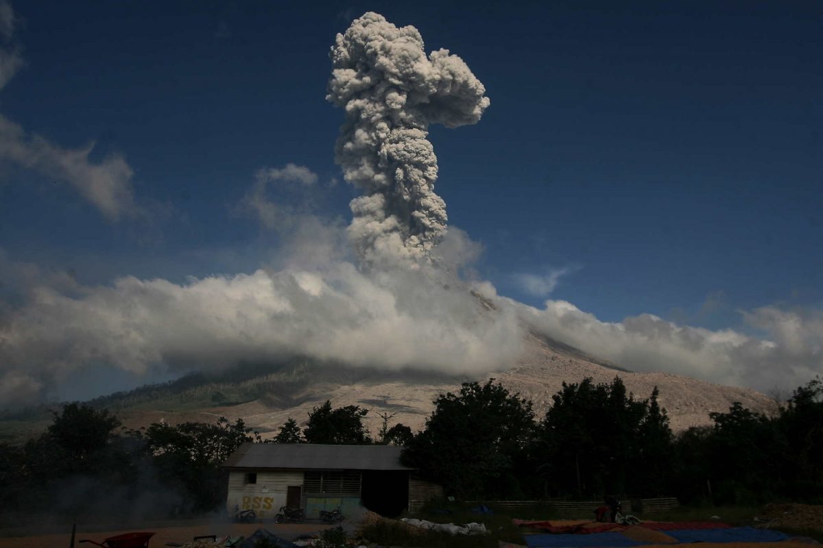 Indonesia’s Mount Sinabung erupts again