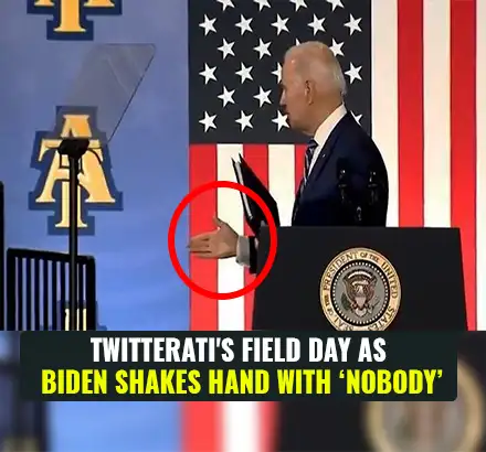US President Joe Biden Trolled For ‘Shaking Hands’ With Thin Air | Biden’s Awkward Hand Shake