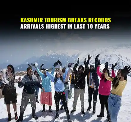 Kashmir Tourism Breaks Record | 60,000 Tourists Visit Jammu and Kashmir In Past 4 Months