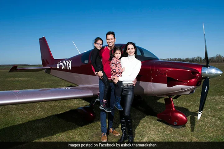Man from Kerala takes family on Europe trip in home-made plane