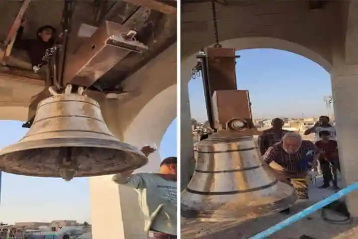 Tolling Of New Church Bell Heralds A Fresh Beginning In Mosul