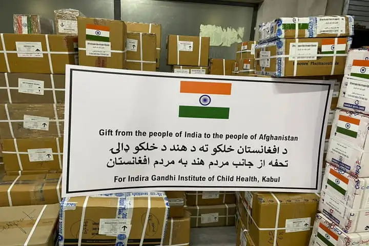 In a major turnaround Taliban thanks India for delivering humanitarian assistance to Afghanistan