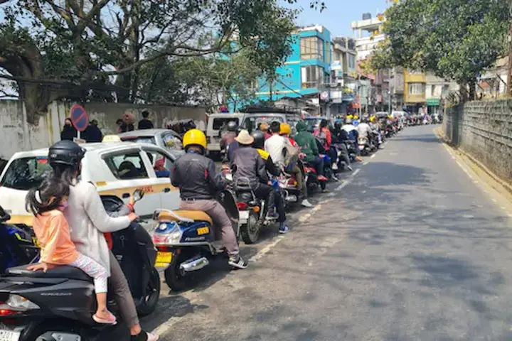 Mizoram’s orderly traffic receives applause on social media