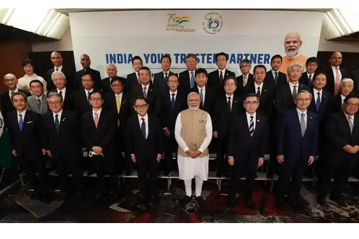 PM Modi spells ‘ Make in India for the world’ mantra to woo Japanese investors now wary of China