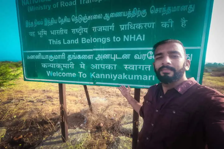 J&K youth elated as he travels from Kashmir to Kanyakumari and back without spending a single paisa