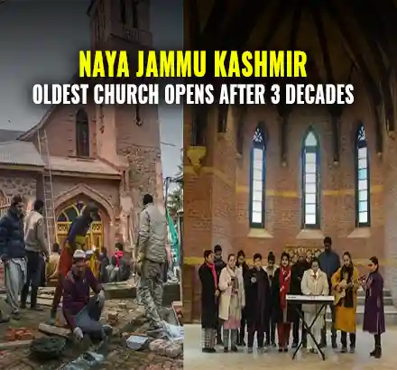 Naya Kashmir | Srinagar’s Oldest Church Opened Ahead Of Christmas | Happy Christmas