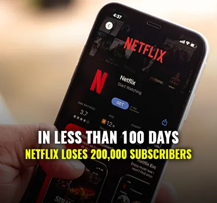 Netflix Loses 200k Subscribers In Less Than 100 Days | Netflix Shares Down