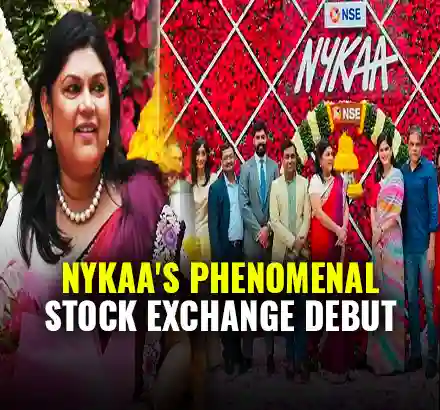 Nykaa’s IPO Debut Makes CEO Falguni Nayar India’s Richest Self-Made Billionaire