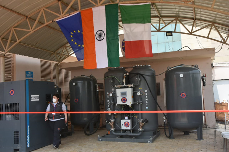 European countries set up oxygen plants at Indian hospitals