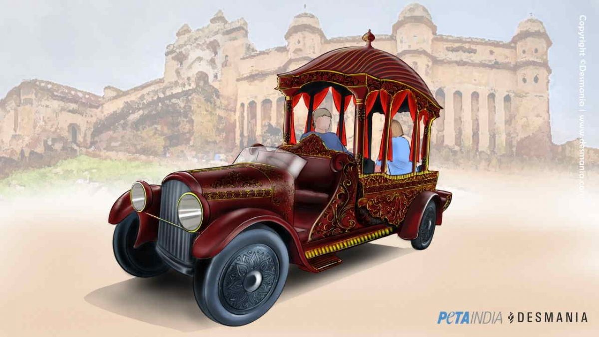 PETA India’s EV Chariot to replace Amer Fort elephants
