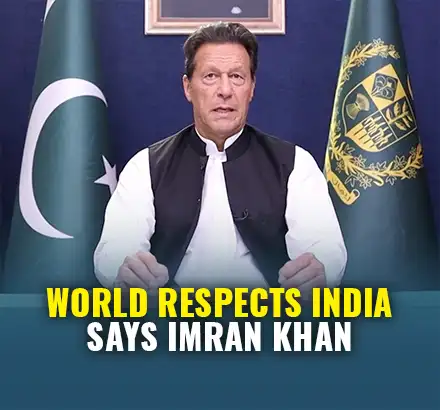 Imran Khan Praises India | Says World Respects India | No one Can Threaten Them