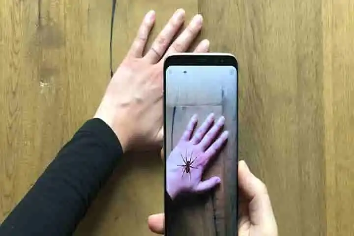 Augmented Reality Helps People To Overcome The Fear Of Spiders!