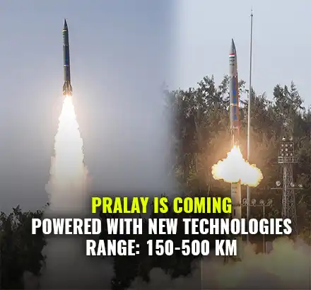 Pralay Missile | India Successfully Flight Tests New Surface-To-Surface Ballistic Missile ‘Pralay’ |