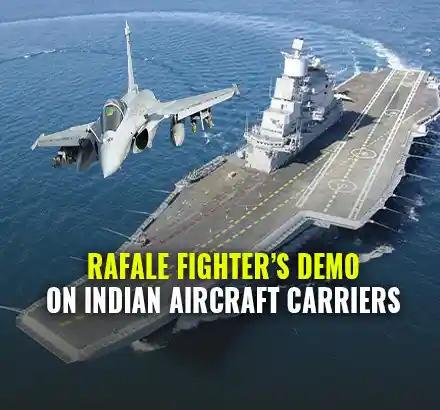 Dassault Naval Rafale Aircraft In India For Capability Demonstration On The Indian Navy Aircraft Carriers
