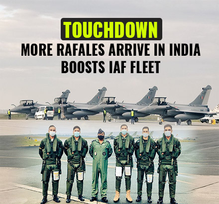 5th Batch Rafale Jets Land In India | Rafale Jets IAF | New Rafale Jets India