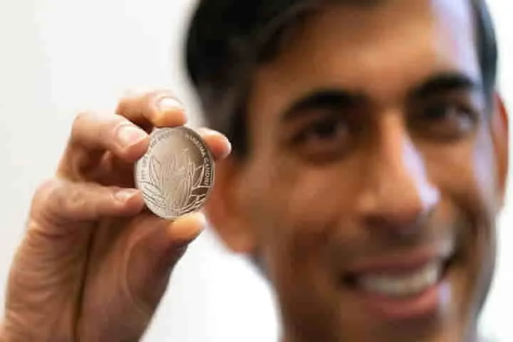 Mahatma Gandhi coin unveiled for the first time in United Kingdom
