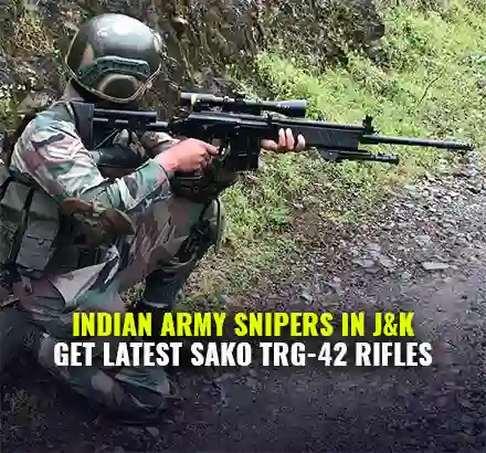 With Eye On Pakistan, Indian Army Snipers Along LoC in Jammu & Kashmir Get Latest Sako TRG 42 Rifles