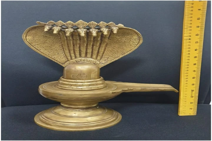 Customs officials seize 19th Century brass Shivalingam being smuggled out of Chennai airport