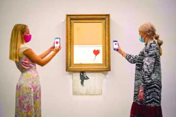Artist Banksy’s Genius – Even Half-Shredded Work May Be Sold For $8 million