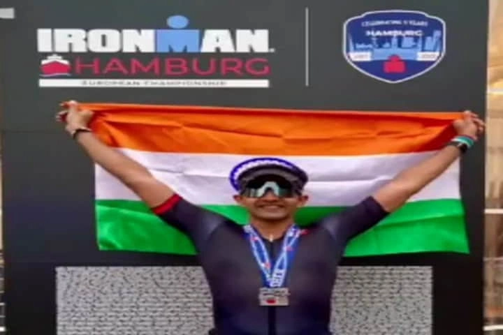 Indian Railway officer completes gruelling Ironman Triathlon in Germany