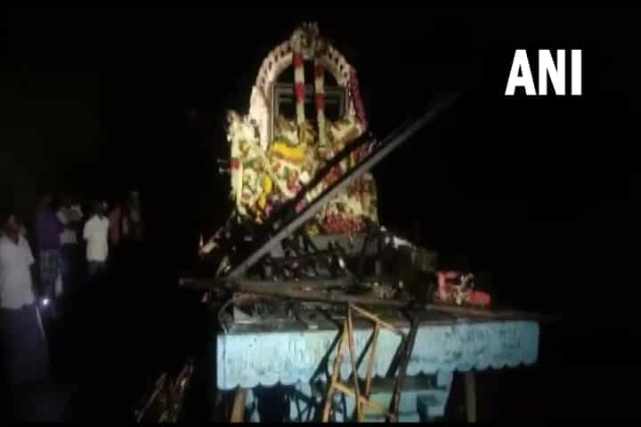 11 killed, 15 injured as temple chariot hits power line at Tamil Nadu’s Thanjavur