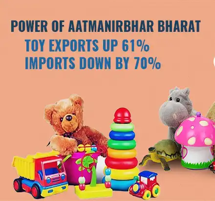 Make in India: India’s Toy Exports Rise By 61%, Imports Decline By 70% Over Last 3 Years