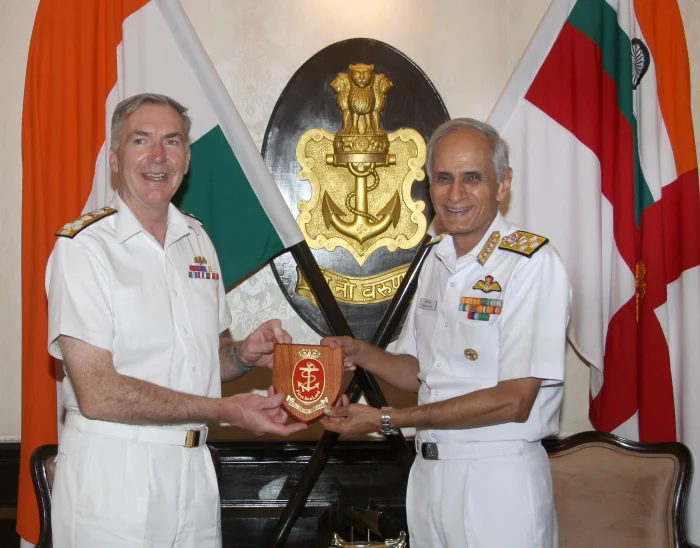 UK Navy chief in Delhi as joint exercise kicks off in Mumbai